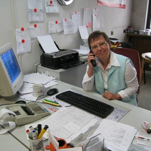 Marlene Elsaesser bei Elektro Elsässer in Jossgrund