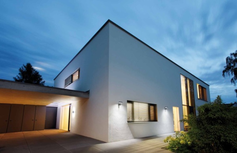 Aussenbeleuchtung bei Elektro Elsässer in Jossgrund