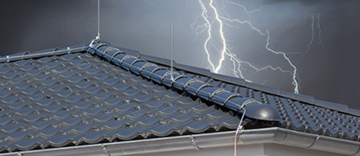Äußerer Blitzschutz bei Elektro Elsässer in Jossgrund